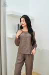 Bộ linen dài tay cổ tròn GK78